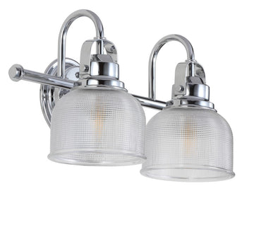 Virginia Metal/Glass LED Vanity Light - JONATHAN Y